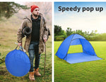 Mountview Pop Up Beach Tent Camping Portable Hiking Tents 2/4 Person Shelter