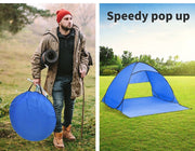 Mountview Pop Up Beach Tent Camping Portable Hiking Tents 2/4 Person Shelter