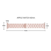 Replacement Stainless Steel Strap Band Clasp for Apple Watch /Sport ROSE GOLD