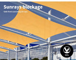 Mountview Sun Shade Sail Cloth Canopy Outdoor Awning Rectangle Square Beige