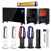 Spector Electric Heater Portable Fast Heating Tower Heaters Remote Control Timer
