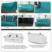 Sofa Cover Slipcover Couch Stretch Lounge Protector 1/2/3/4 Seater Washable
