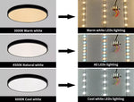 Emitto 3-Colour Ultra-Thin 5CM LED Ceiling Light Modern Surface Mount 108W