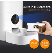 Pawz 6L  Auto Feeder Pet Automatic Camera Cat Dog Smart Wifi App Food Dispenser
