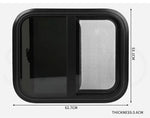 Manan Caravan Sliding Window Motorhome Float Horse RV UTE Camper 600mmx500mm