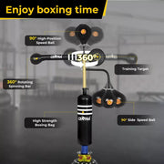 Centra Boxing Speed Ball Free Standing Punching Bag Reflect Reaction Training