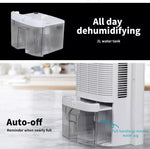 Spector 2L Portable Dehumidifier Air Purifier Dual-core 65W Efficient Dryer