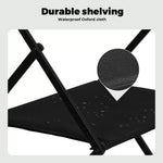 Levede Camping Storage Shelves Portable Hanging Rack Foldable BBQ Picnic 2 Shelf