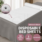 50-300 Disposable Bed Sheet Non-woven Massage SPA Beauty Salon Soft Table 2 Roll
