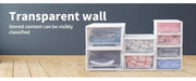 Storage Drawers Clothes Organiser Box Large Plastic Stackable Wardrobe Container