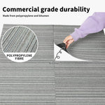 Marlow 20x Carpet Tiles Box Heavy Commercial Retail Office Flooring 50X50cm Blue