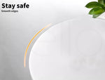 Levede 2x Round Bar Table Pub Tables Kitchen Marble Tulip Metal Base White