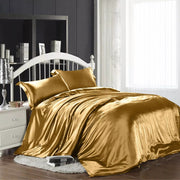 Dreamz Quilt Cover Set Silky Satin Quilt Cover Luxury Duvet Pillowcases Summer.