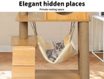 Pawz Cat Tree Scratching Post Scratcher Cats Tower Wood Condo Toys House 132cm