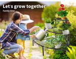 Levede Plant Stand Outdoor Indoor Metal Flower Pots Rack Corner Planter Shelf