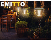 EMITTO Solar Powered LED Ground Garden Lights Path Yard Park Lawn Outdoor 60cm