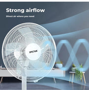 Spector Pedestal Floor Fan Portable Commercial Table Cooling Fans 3 Speed