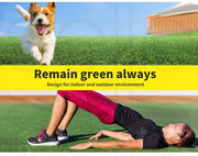 Marlow 40MM Fake Artificial Grass Synthetic Turf Plastic Plant 20SQM Lawn 1x20m