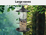 Pawz 3x Bird Feeder Hanging Wild Seed Container Hanger Stand Outdoor Garden