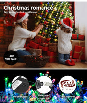 300/800 Led Curtain Fairy Lights Wedding Indoor Outdoor Christmas Garden Party