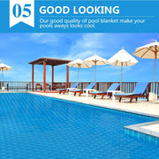 Solar Swimming Pool Cover 400 Micron Outdoor Bubble Blanket Heater 7 Sizes