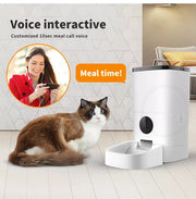 Pawz 6L  Auto Feeder Pet Automatic Camera Cat Dog Smart Wifi App Food Dispenser