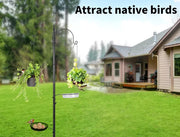 Pawz Bird Feeder Garden Metal Ornaments Outdoor Decor Hanging Wild Seed Outdoor