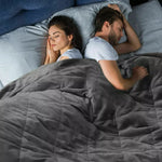 Dreamz 9KG Adults Size Anti Anxiety Weighted Blanket Gravity Blankets Grey