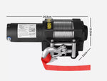 Electric Winch 4500LBS/2041KG 12V Wireless ATV UTV 4WD Boat Recovery Rope Remote