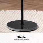 Levede Side Table Tea Coffee Desk Round Marble Base Bedside Sofa Small Minimal