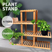 Levede 4 Tier Plant Stand Outdoor Indoor Flower Pots Rack Garden Shelf
