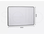 Emitto LED Ceiling Light Ultra-Thin 5CM Morden Simple Lamp Living Room Black 96W