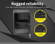 Security Box Electronic Safe Digital Lock Cash Deposit Password Home Office