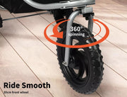 Pawz Pet Stroller Pram Dog Carrier Trailer Strollers 3 Wheels Foldable Large