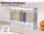 Toque Grain Container Cereal Dispenser 10kg Dry Food Rice Flour Storage Box Wall