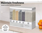 Toque Grain Container Cereal Dispenser 10kg Dry Food Rice Flour Storage Box Wall