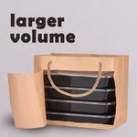 x50 Bulk Kraft Paper Gift Bags Craft Wedding Retail Brown Carry Bag With Handle