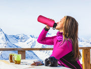 Water Bottle Stainless Steel Vacuum Cup BPA Free  Sport Cycling 1.2L Pink