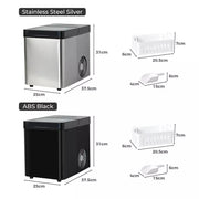 Spector Portable Ice Maker Machine Commercial 2.1L Drink Ice Cube Bar Countertop