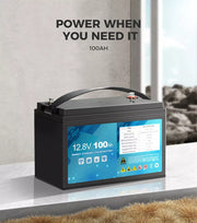 Safetex Lithium Iron LiFePO4 Battery 100AH 200AH 12V Deep Cycle Caravan RV 4WD