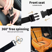 Pawz Pet Car Seat Travel Safety Carrier Bed Waterproof Removable Washable Large