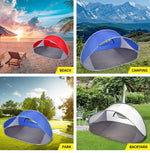 Mountview Pop Up Tent Camping Beach Tents 4 Person Portable Hiking Shade Shelter