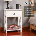 Levede 2x Bedside Tables Drawers Side Table Storage Cabinet Nightstand Bedroom