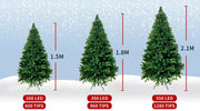 Santaco Christmas Tree Xmas Home Decorations Ornaments LED Light Green Decor
