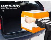 Car Boot Organiser 2 Layer Foldable Trunk Storage Box Collapsible Multi-purpose