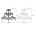 Levede Plant Stand Outdoor Indoor Metal Flower Pots Rack Corner Planter Shelf