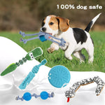 PaWz Dog Chew Toys Squeaky Teething Toys 6 Styles Puppy Pet Rope Plush Toy