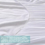 Dreamz Mattress Protector Topper Waterproof Fitted Cover Queen King All Size