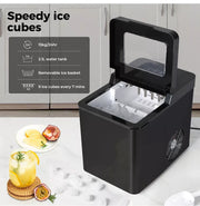 Spector Portable Ice Maker Machine 2.1L Ice Cube 15KG/24H Bar Countertop Party