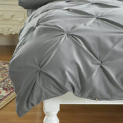 Dreamz Quilt Cover Set Diamond Pintuck Pillow Case Duvet Doona Queen King Size